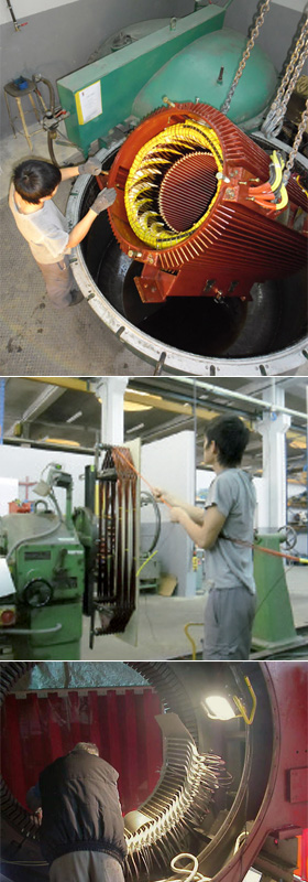 Bobinage moteurs électriques